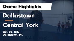Dallastown  vs Central York  Game Highlights - Oct. 20, 2022