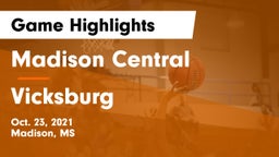 Madison Central  vs Vicksburg  Game Highlights - Oct. 23, 2021