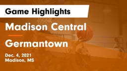 Madison Central  vs Germantown  Game Highlights - Dec. 4, 2021