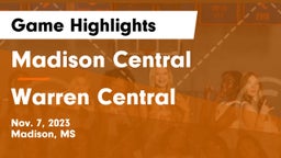 Madison Central  vs Warren Central  Game Highlights - Nov. 7, 2023