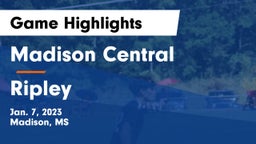 Madison Central  vs Ripley   Game Highlights - Jan. 7, 2023