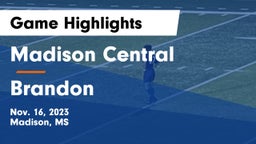 Madison Central  vs Brandon  Game Highlights - Nov. 16, 2023