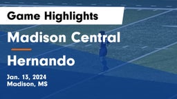 Madison Central  vs Hernando  Game Highlights - Jan. 13, 2024