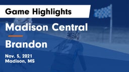 Madison Central  vs Brandon  Game Highlights - Nov. 5, 2021