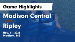 Madison Central  vs Ripley  Game Highlights - Nov. 11, 2023