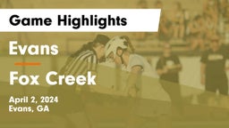 Evans  vs Fox Creek Game Highlights - April 2, 2024