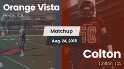 Matchup: Orange Vista vs. Colton  2018