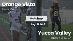 Matchup: Orange Vista vs. Yucca Valley  2018