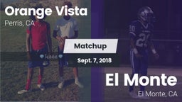 Matchup: Orange Vista vs. El Monte  2018