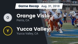 Recap: Orange Vista  vs. Yucca Valley  2018