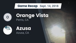Recap: Orange Vista  vs. Azusa  2018