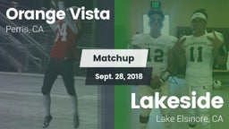 Matchup: Orange Vista vs. Lakeside  2018
