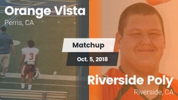 Matchup: Orange Vista vs. Riverside Poly  2018