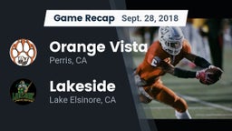 Recap: Orange Vista  vs. Lakeside  2018