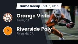 Recap: Orange Vista  vs. Riverside Poly  2018