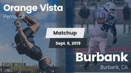 Matchup: Orange Vista vs. Burbank  2019