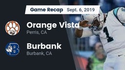 Recap: Orange Vista  vs. Burbank  2019