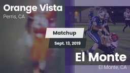 Matchup: Orange Vista vs. El Monte  2019