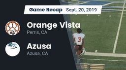 Recap: Orange Vista  vs. Azusa  2019
