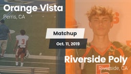 Matchup: Orange Vista vs. Riverside Poly  2019