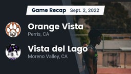 Recap: Orange Vista  vs. Vista del Lago  2022