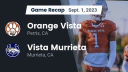 Recap: Orange Vista  vs. Vista Murrieta  2023