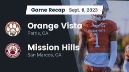 Recap: Orange Vista  vs. Mission Hills  2023