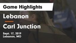 Lebanon  vs Carl Junction  Game Highlights - Sept. 17, 2019