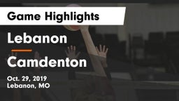 Lebanon  vs Camdenton  Game Highlights - Oct. 29, 2019