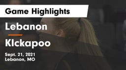 Lebanon  vs KIckapoo Game Highlights - Sept. 21, 2021