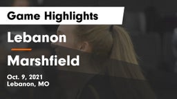 Lebanon  vs Marshfield Game Highlights - Oct. 9, 2021