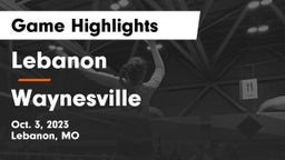 Lebanon  vs Waynesville Game Highlights - Oct. 3, 2023