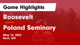 Roosevelt  vs Poland Seminary  Game Highlights - May 14, 2022