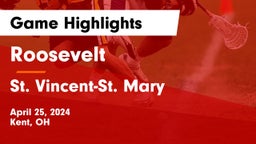 Roosevelt  vs St. Vincent-St. Mary  Game Highlights - April 25, 2024