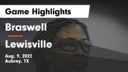 Braswell  vs Lewisville  Game Highlights - Aug. 9, 2022
