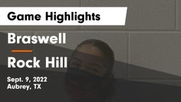 Braswell  vs Rock Hill  Game Highlights - Sept. 9, 2022