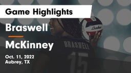Braswell  vs McKinney  Game Highlights - Oct. 11, 2022