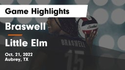 Braswell  vs Little Elm  Game Highlights - Oct. 21, 2022