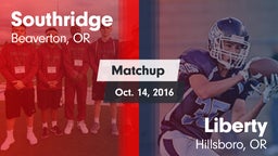Matchup: Southridge High Scho vs. Liberty  2016