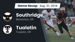 Recap: Southridge  vs. Tualatin  2018