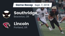 Recap: Southridge  vs. Lincoln  2018