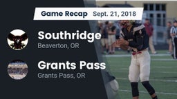 Recap: Southridge  vs. Grants Pass  2018