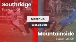 Matchup: Southridge High Scho vs. Mountainside  2018