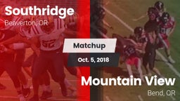 Matchup: Southridge High Scho vs. Mountain View  2018