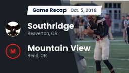 Recap: Southridge  vs. Mountain View  2018