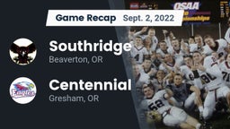 Recap: Southridge  vs. Centennial  2022