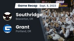 Recap: Southridge  vs. Grant  2023