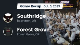 Recap: Southridge  vs. Forest Grove  2023