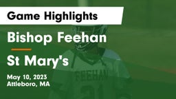 Bishop Feehan  vs St Mary's  Game Highlights - May 10, 2023