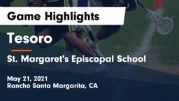 Tesoro  vs St. Margaret's Episcopal School Game Highlights - May 21, 2021